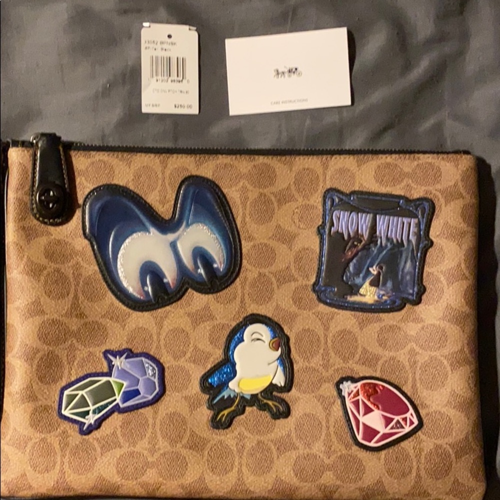Large Coach Snow White pouch
